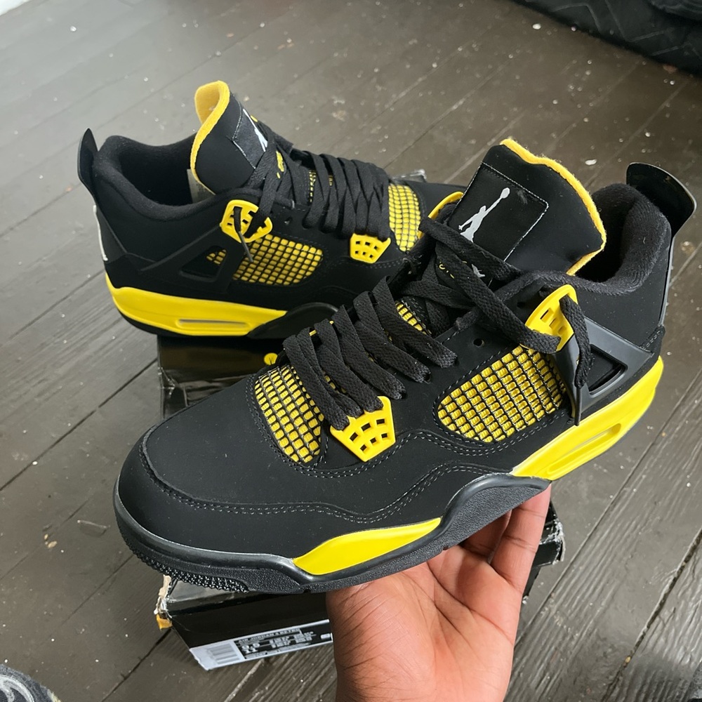 Black and Yellow Sneakers